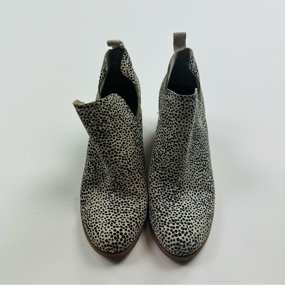 TOMS Kallie Animal Print Wedge Slip On Boots Size 7.5 - Picture 4 of 8